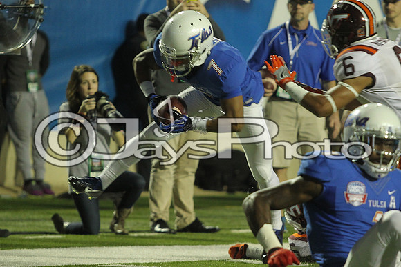 Independence Bowl Tulsa vs. Virginia Tech 12-26-2015 (©Justin Manning) JWM_576