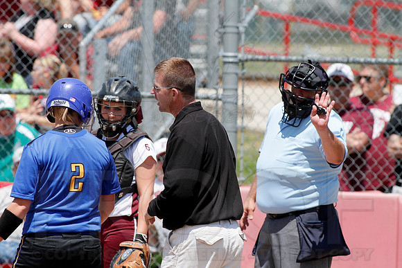Benton vs. Mountain Home 6A State Softball Playoffs 5-11-13 (© Justin Manning) JWM0028
