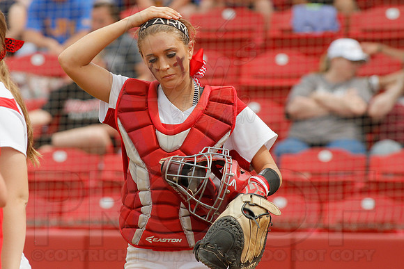 5A State Softball Finals Vilonia vs. White Hall 5-23-2014 (© Justin Manning) JWM_0273
