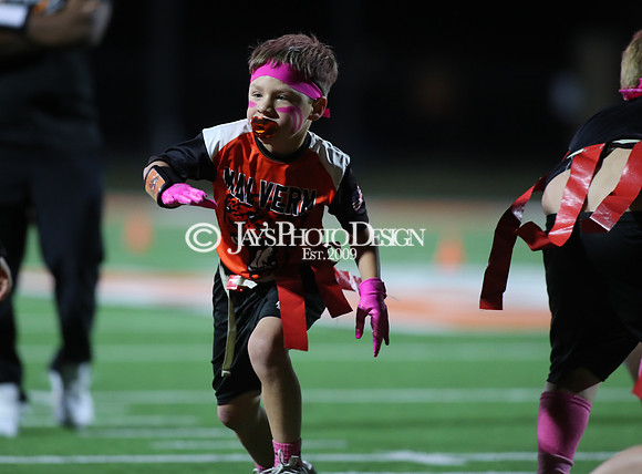 Malvern Cubs Orange vs. Malvern Cubs Black 3rd grade flag football 10-15-24_JWM_0423