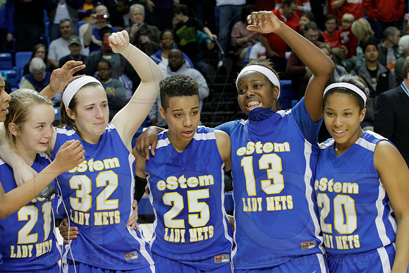 3A Girls State Finals-Harding Academy vs. eStem 3-14-2014 (© Justin Manning) JWM_0244