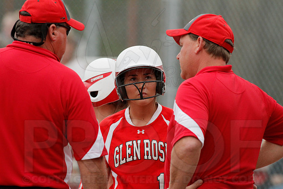 Harmony Grove @ Glen Rose softball 3-31-2014 (© Justin Manning) JWM_0053