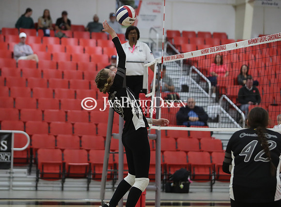 Cossatot River vs. Harding Academy (3A Volleyball South Regional Tournament) 10-22-24_JWM_0622