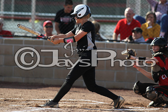 Bauxite @ Harmony Grove softball 4-21-2015 (©Justin Manning) JWM_0222