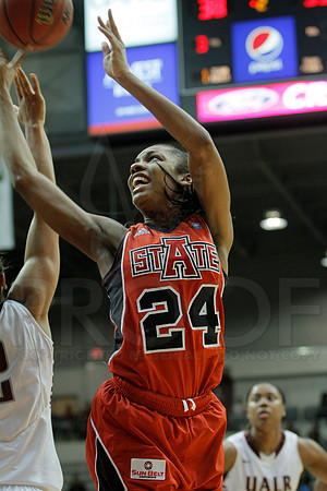 Arkansas State @ UALR Women's Basketball 3-1-2014 (© Justin Manning) JWM_0381