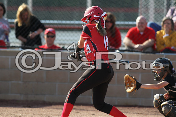 Bauxite @ Harmony Grove softball 4-21-2015 (©Justin Manning) JWM_0241