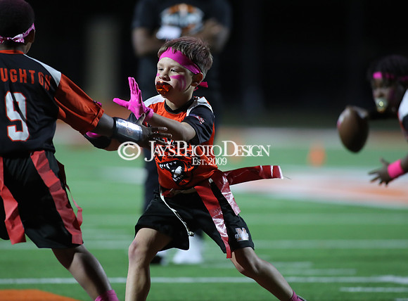 Malvern Cubs Orange vs. Malvern Cubs Black 3rd grade flag football 10-15-24_JWM_0424