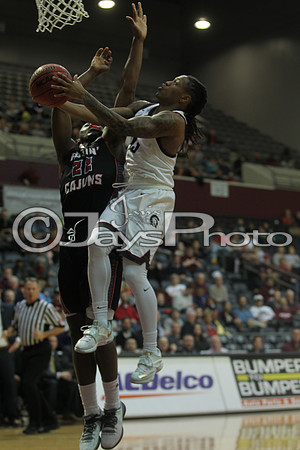 Louisiana Lafayette @ Arkansas-Little Rock Men's Basketball 1-7-2016 (©Justin Manning) JWM_0461