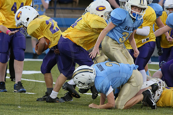 Catholic @ Pulaski Academy (Peewee) 10-14-2014 (©Justin Manning) JWM_0035