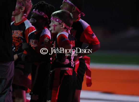 Malvern Cubs Orange vs. Malvern Cubs Black 3rd grade flag football 10-15-24_JWM_0137