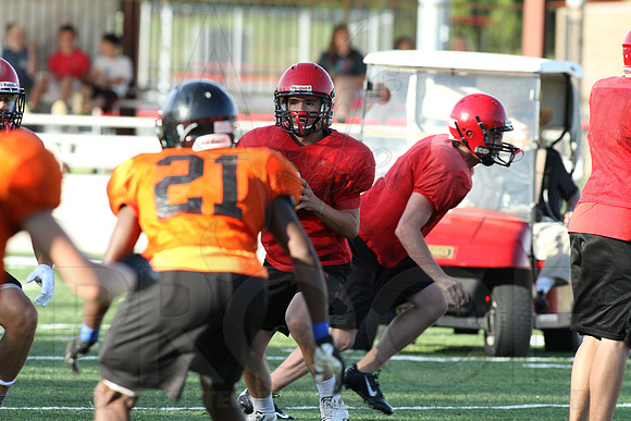 Harmony Grove Football Team Camp (Practice) 7-15-2014 (©Justin Manning) JWM_159