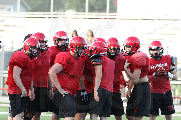 Harmony Grove Football Team Camp (Practice) 7-15-2014 (©Justin Manning) JWM_277