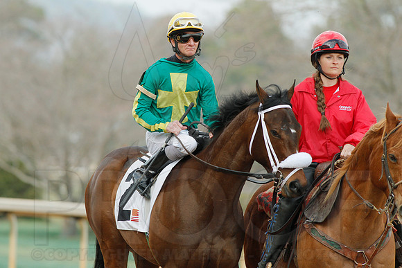 Honeybee Stakes (Grade III) 3-8-2014 (© Justin Manning) JWM_0185