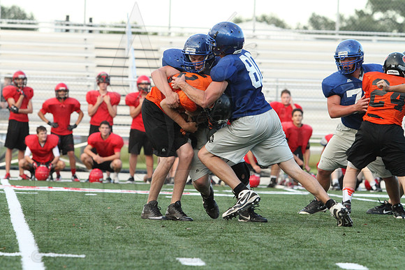 Harmony Grove Football Team Camp (Practice) 7-15-2014 (©Justin Manning) JWM_367