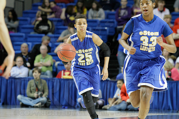 3A Girls State Finals-Harding Academy vs. eStem 3-14-2014 (© Justin Manning) JWM_0134