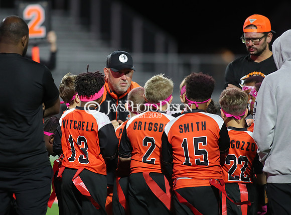 Malvern Cubs Orange vs. Malvern Cubs Black 3rd grade flag football 10-15-24_JWM_0559