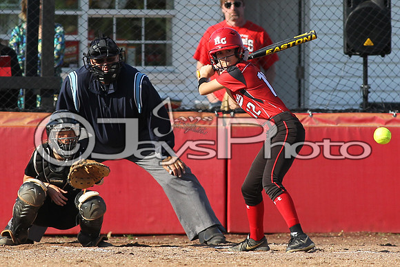 Bauxite @ Harmony Grove softball 4-21-2015 (©Justin Manning) JWM_0357