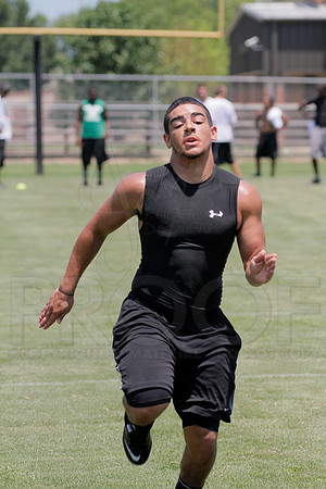 Tyrell Johnson Football Camp 7-20-12 (Justin Manning)349