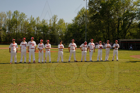 Mayflower @ Glen Rose baseball (Senior Night) 4-22-2014 (© Justin Manning) JWM_0007