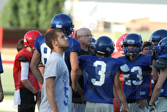 Harmony Grove Football Team Camp (Practice) 7-15-2014 (©Justin Manning) JWM_217