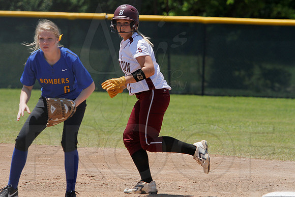 Benton vs. Mountain Home 6A State Softball Playoffs 5-11-13 (© Justin Manning) JWM0242