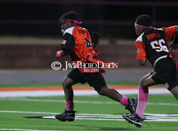 Malvern Cubs Orange vs. Malvern Cubs Black 3rd grade flag football 10-15-24_JWM_0263