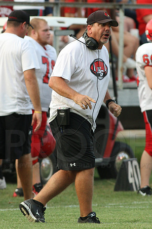 Harmony Grove @ Bauxite (Scrimmage) 8-26-2014 (©Justin Manning) JWM_77
