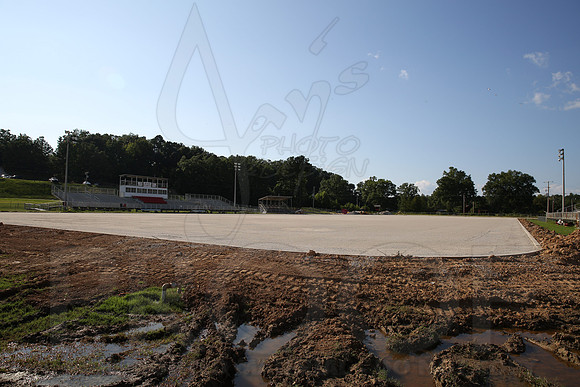 Glen Rose Football Field turf progress 8-11-2014 (©Justin Manning) JWM_8