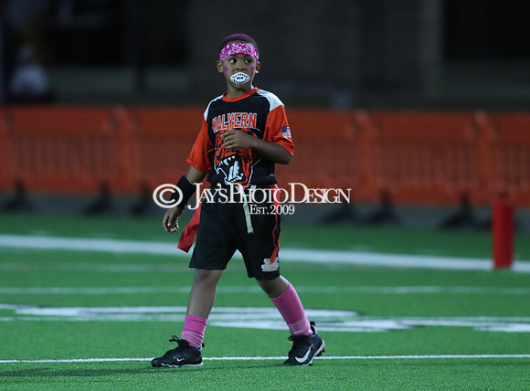 Malvern Cubs Orange vs. Malvern Cubs Black 3rd grade flag football 10-15-24_JWM_0274