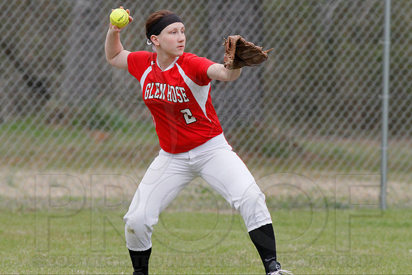 Harmony Grove @ Glen Rose softball 3-31-2014 (© Justin Manning) JWM_0071