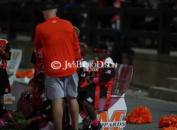 Malvern Cubs Orange vs. Malvern Cubs Black 3rd grade flag football 10-15-24_JWM_0543