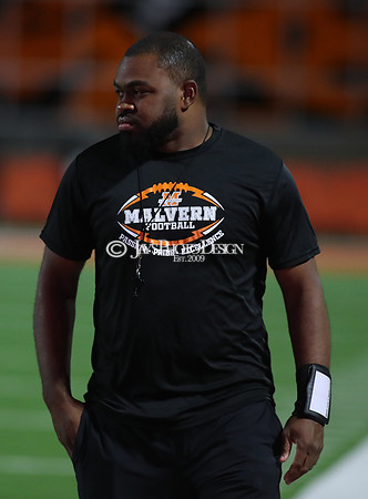 Malvern Cubs Orange vs. Malvern Cubs Black 3rd grade flag football 10-15-24_JWM_0555