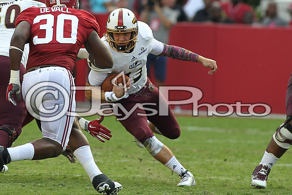 University of Louisiana-Monroe @ Alabama 9-26-2015 (©Justin Manning) JWM_0092