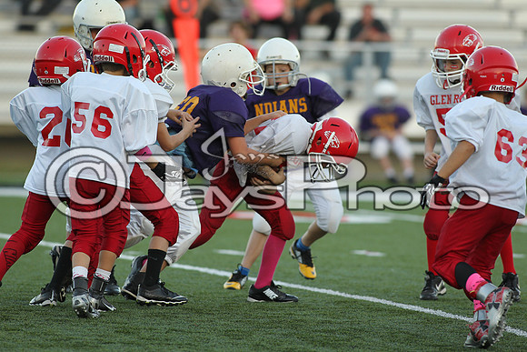 Poyen @ Glen Rose Peewee Football 10-19-2015 (©Justin Manning) JWM_0295