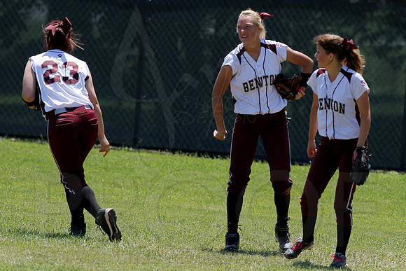 Benton vs. Mountain Home 6A State Softball Playoffs 5-11-13 (© Justin Manning) JWM0156