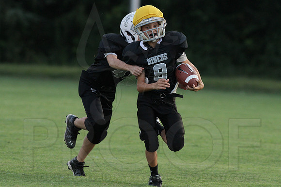 Bauxite Black-Gray games 4th, 5th, 6th, Junior high, Senior high scrimmage 8-22-13 (© Justin Manning) JWM0182