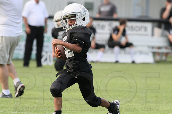 Bauxite Black-Gray games 4th, 5th, 6th, Junior high, Senior high scrimmage 8-22-13 (© Justin Manning) JWM0045