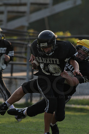 Bauxite Black-Gray games 4th, 5th, 6th, Junior high, Senior high scrimmage 8-22-13 (© Justin Manning) JWM0142