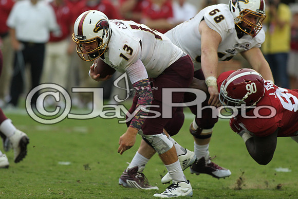 University of Louisiana-Monroe @ Alabama 9-26-2015 (©Justin Manning) JWM_0478