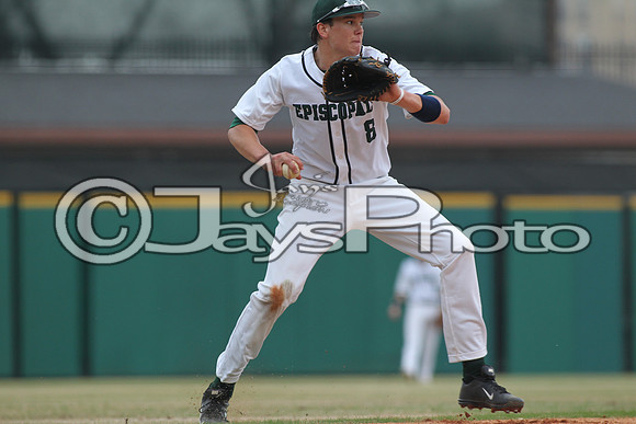 Harmony Grove vs. Episcopal Baseball (Dickey Stephens Park) 4-2-2015 (©Justin Manning) JWM_0147