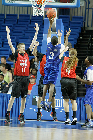 Exhibition Game Project Unify- Special Olympics- Mena vs Forrest City 3-14-2014 (© Justin Manning) JWM_0044