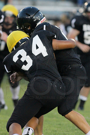 Bauxite Black-Gray games 4th, 5th, 6th, Junior high, Senior high scrimmage 8-22-13 (© Justin Manning) JWM0224