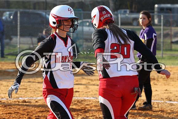 Poyen @ Glen Rose softball 3-28-2015 (©Justin Manning) JWM_0063