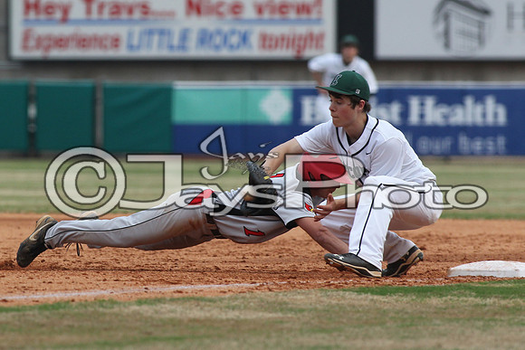 Harmony Grove vs. Episcopal Baseball (Dickey Stephens Park) 4-2-2015 (©Justin Manning) JWM_0349