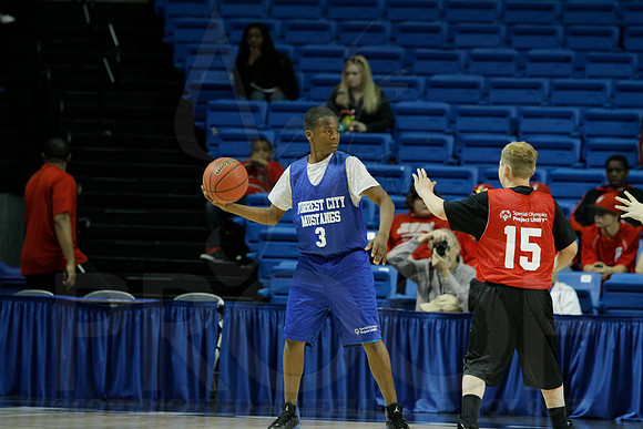 Exhibition Game Project Unify- Special Olympics- Mena vs Forrest City 3-14-2014 (© Justin Manning) JWM_0056
