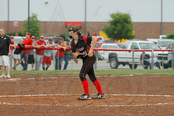 Rose Bud vs. Harmony Grove Regional Softball 5-9-2014 (© Justin Manning) JWM_0214