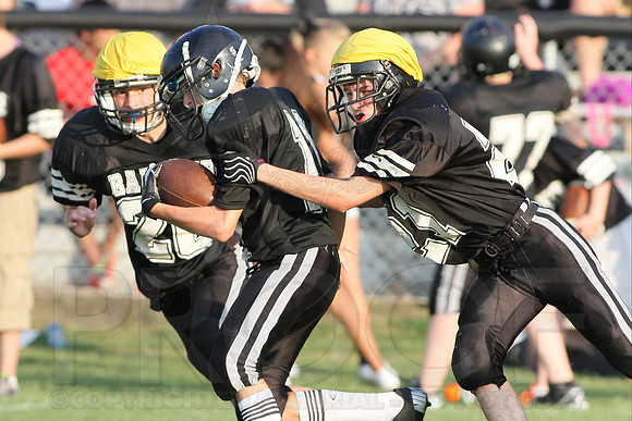 Bauxite Black-Gray games 4th, 5th, 6th, Junior high, Senior high scrimmage 8-22-13 (© Justin Manning) JWM0119