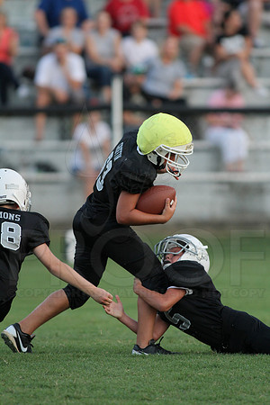 Bauxite Black-Gray games 4th, 5th, 6th, Junior high, Senior high scrimmage 8-22-13 (© Justin Manning) JWM0195