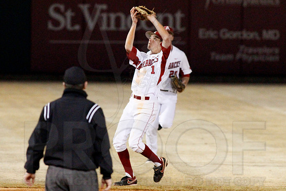Miss Valley State @ Arkansas Baseball 3-27-13 (© Justin Manning) JWM0375