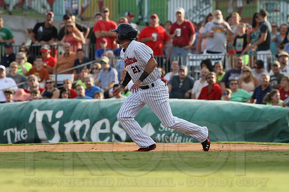 Springfield Cardinals @ Arkansas Travelers 8-3-13 (© Justin Manning) JWM0034